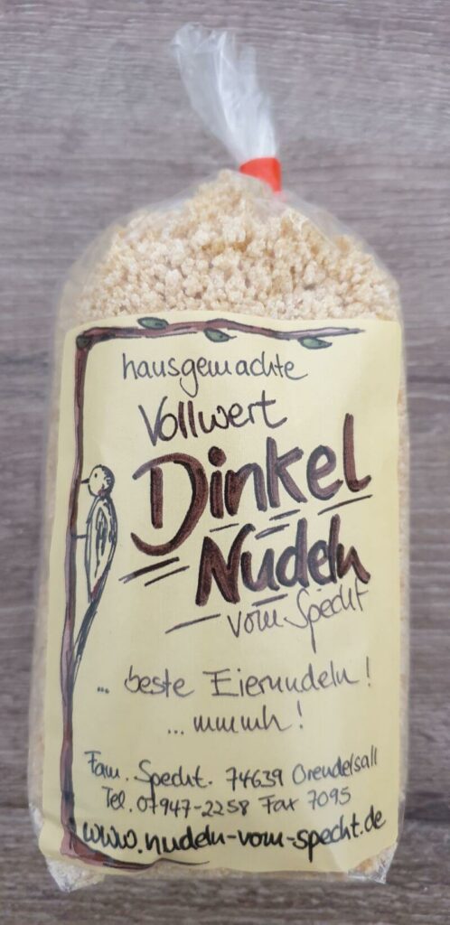 Dinkel Riebele handgemacht - Nudeln vom Specht