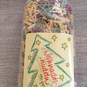 Suppennudel Weihnachten bunt